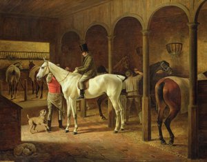 En un establo de Franz Krüger